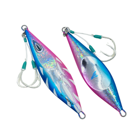 Oceans Legacy Roven 90g Metal Jig Lure Blue Pink Silver