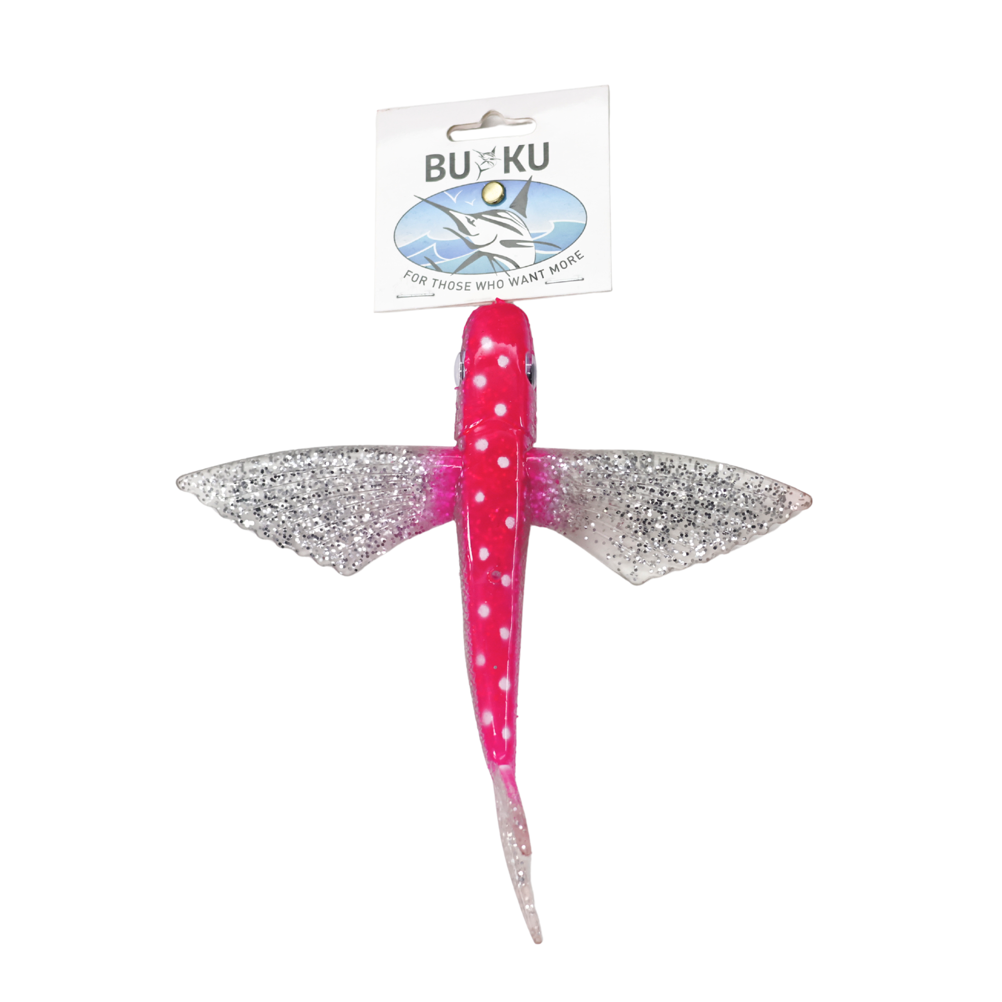 Buku Flying Fish 21cm Unrigged Teaser Pink/White
