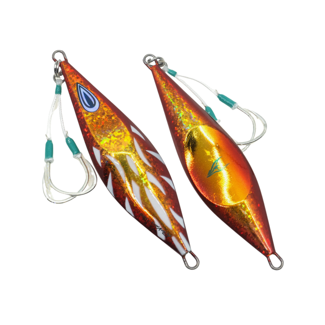 Oceans Legacy Roven 60g Metal Jig Lure Burnt Orange