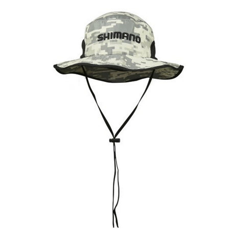 Shimano Point Plugger Wide Brim Hat Camo