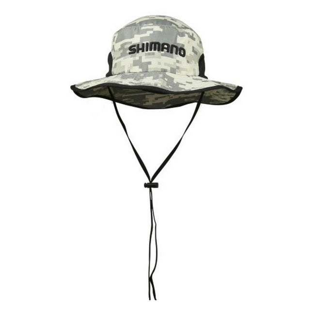 Shimano Point Plugger Wide Brim Hat Camo