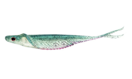 Nomad Live Ops Cobra Shad 4.5in Soft Plastic Lure Green Wakasagi