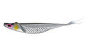 Nomad Live Ops Cobra Shad 4.5in Soft Plastic Lure Silver Shad