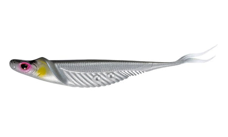 Nomad Live Ops Cobra Shad 4.5in Soft Plastic Lure Silver Shad