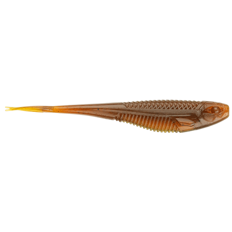 Rapala Crush City The Jerk 3.75in Soft Plastic Lure Motor Oil Uv