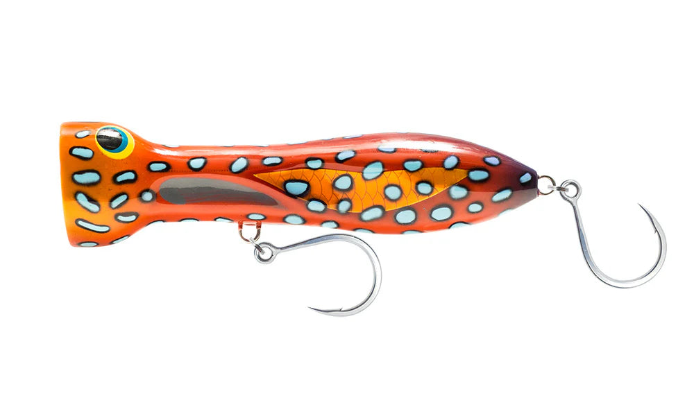 Nomad Chug Norris Popper 180mm Popper Lure Coral Trout