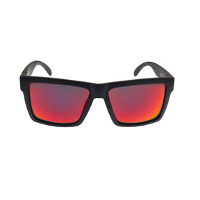 Oxide Cosmos Polarised Sunglasses Matt Black - Red Mirror