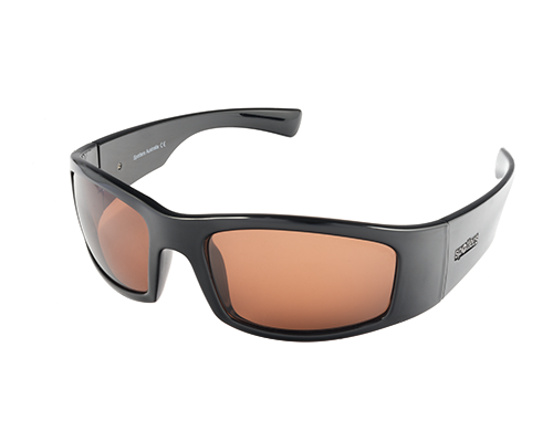 Spotters Coyote+ Polarised Sunglasses Gloss Black - Halide