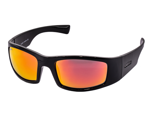 Spotters Coyote+ Polarised Sunglasses Gloss Black - Ignite