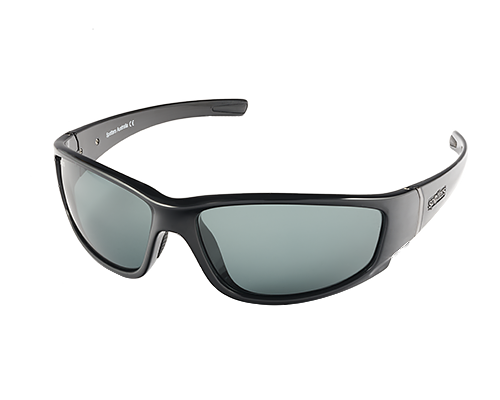 Spotters Cristo Polarised Sunglasses Gloss Black - Carbon