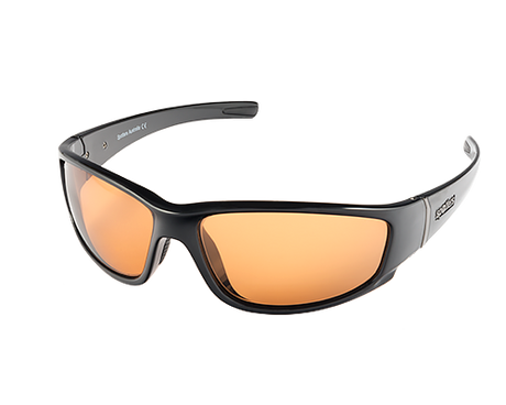 Spotters Cristo Polarised Sunglasses Gloss Black - Penetrator
