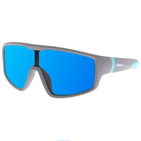 Spotters Premium Kids Croc Polarised Sunglasses Grey - Blue