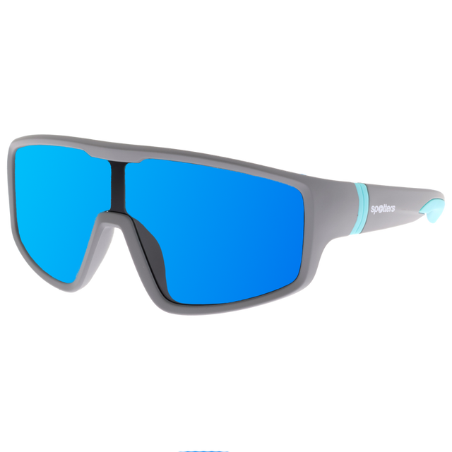 Spotters Premium Kids Croc Polarised Sunglasses Grey - Blue