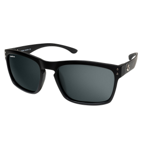 Spotters Crypto Polarised Sunglasses Matt Black - Carbon