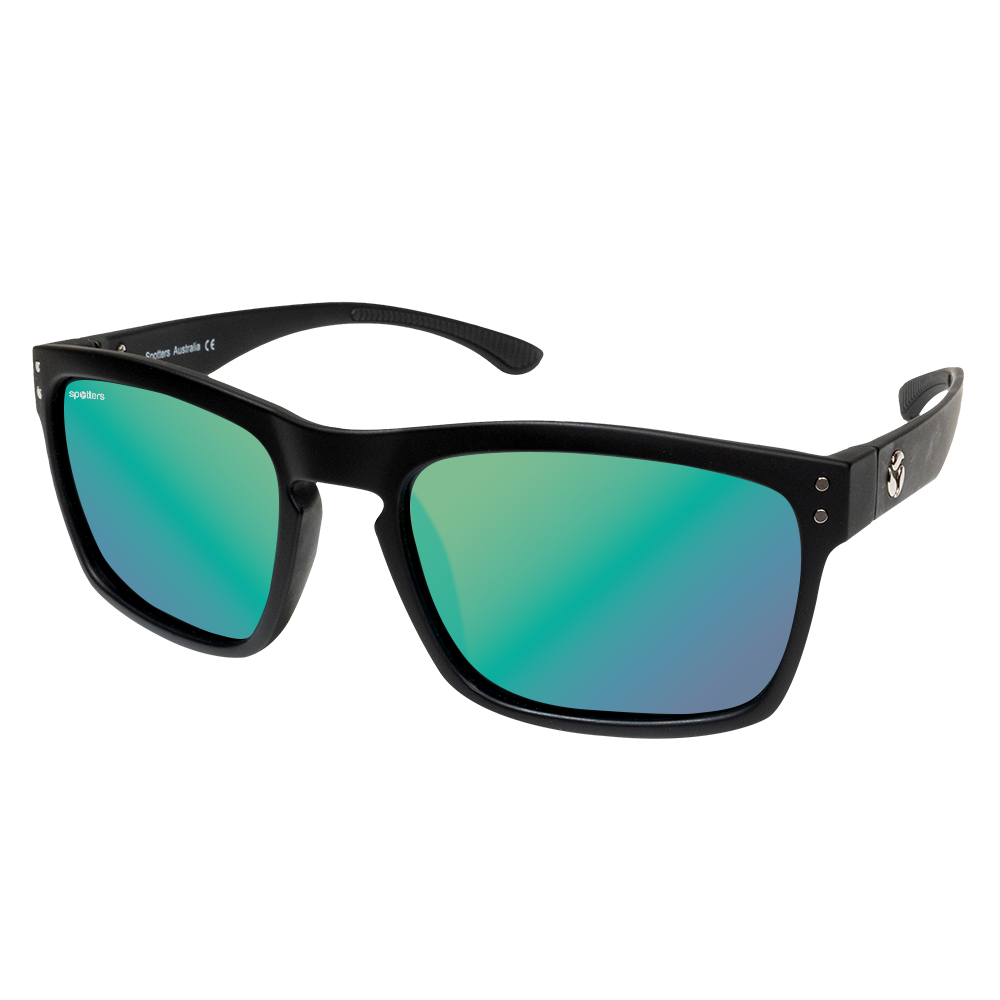 Spotters Crypto Polarised Sunglasses Matt Black - Helix