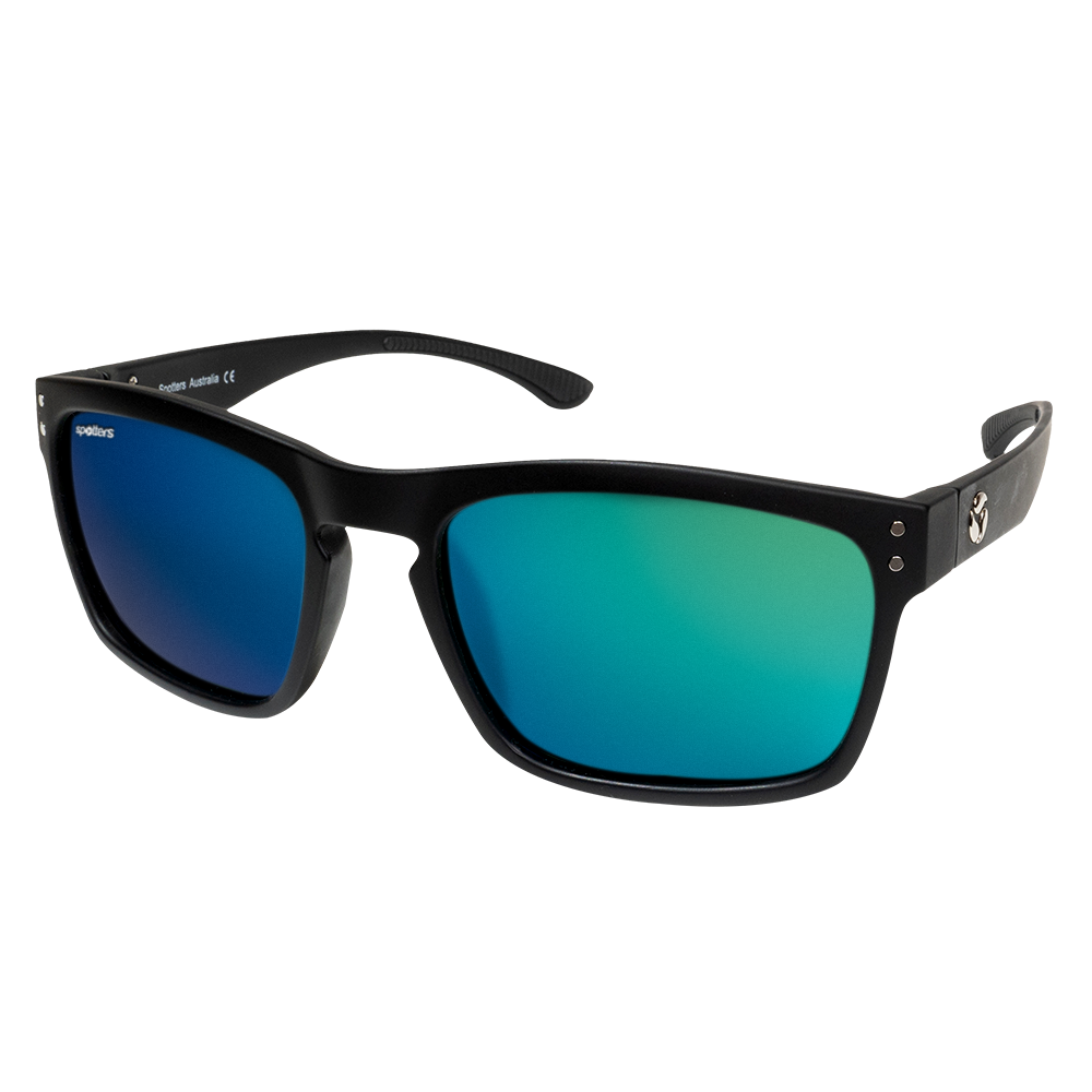 Spotters Crypto Polarised Sunglasses Matt Black - Nexus