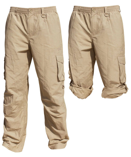 Sun Protection Australia Cargo Long Fishing Pants Stone