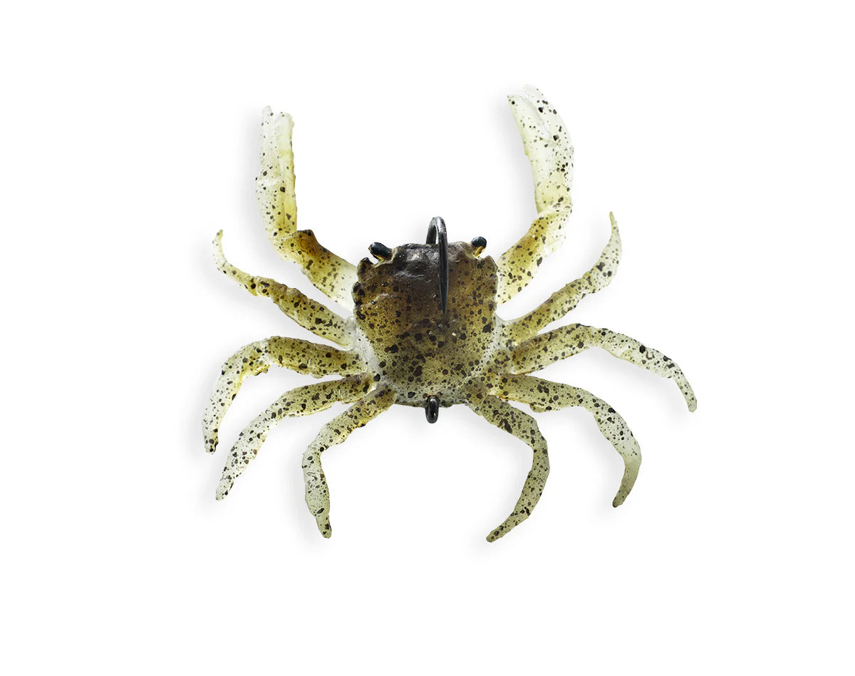Chasebaits Crusty Crab 50mm Soft Plastic Lure Ghost