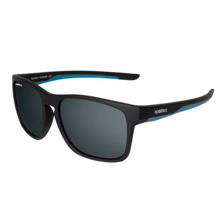 Spotters Premium Kids Dingo Polarised Sunglasses Matt Black - Grey