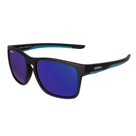 Spotters Premium Kids Dingo Polarised Sunglasses Matt Black - Purple