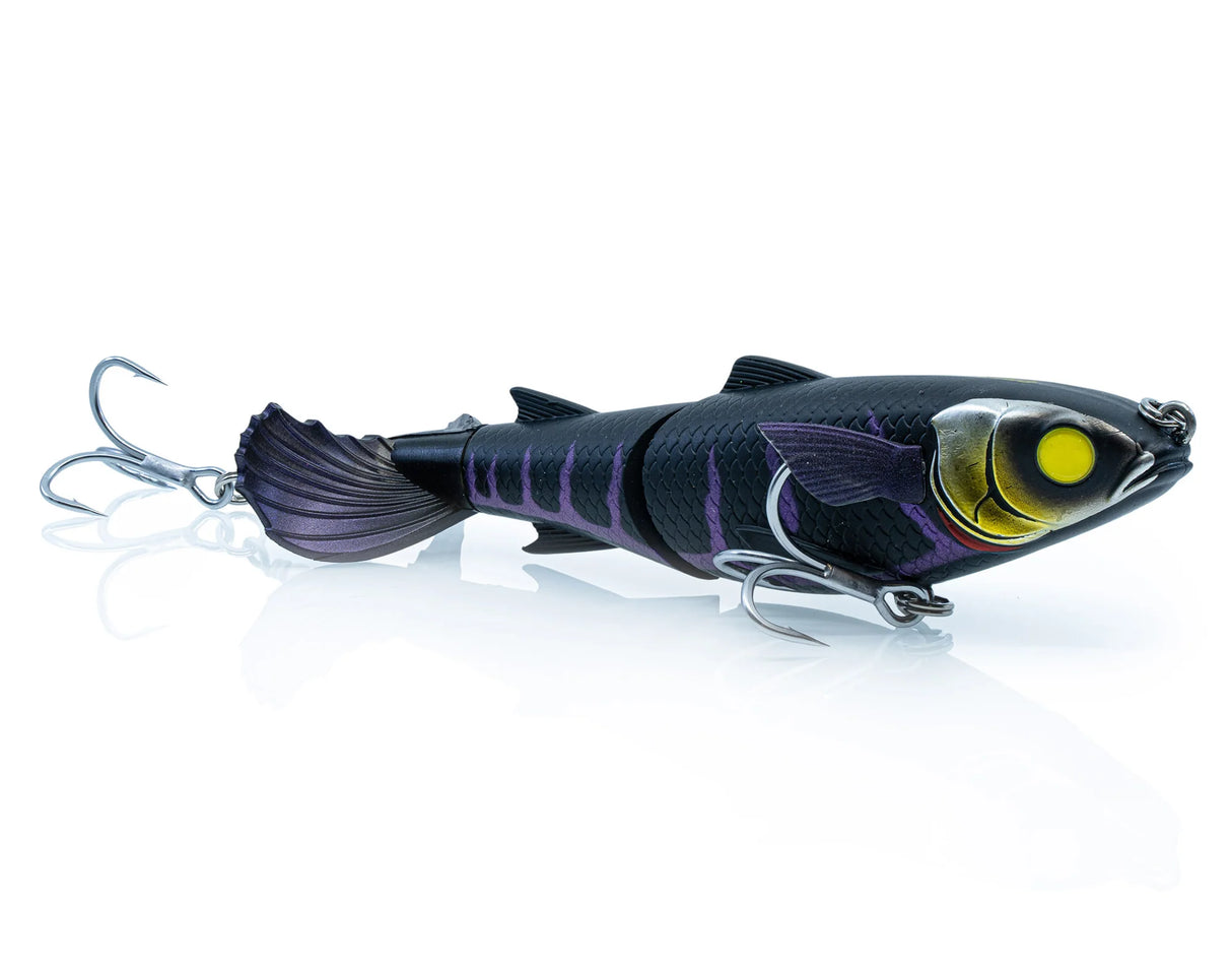 Chasebaits Drunken Mullet 95mm Hard Body Topwater Lure Shadow