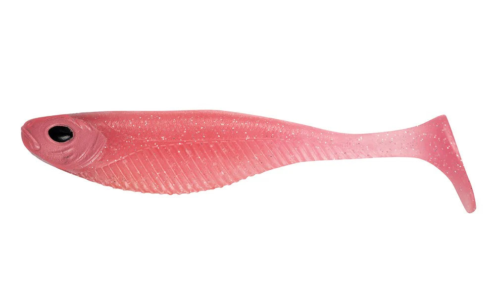 Nomad Live Ops Dozer Minnow 3in Soft Plastic Lure Pink Floss