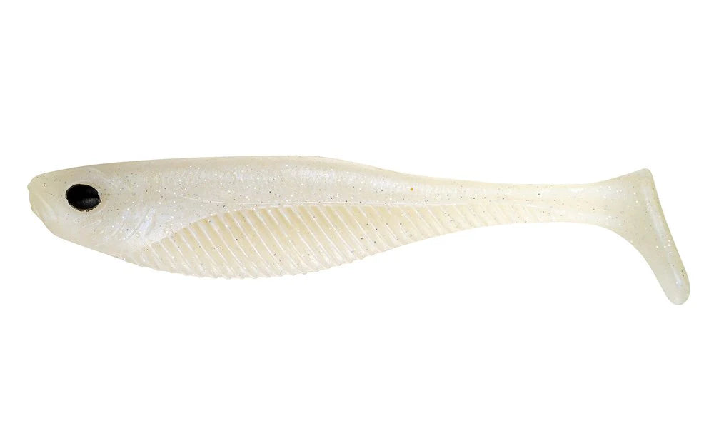 Nomad Live Ops Dozer Minnow 5in Soft Plastic Lure Pearl White