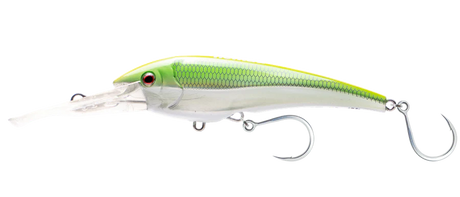 Nomad DTX Minnow Sinking 110mm Hard Body Lure Chartreuse Chrome