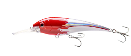 Nomad DTX Minnow Shallow Floating 145mm Hard Body Lure Fireball Red Head