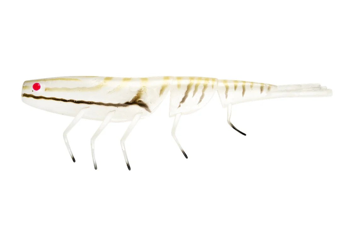 Daiwa Bait Junkie Prawn 7in Soft Plastic Lure Albino