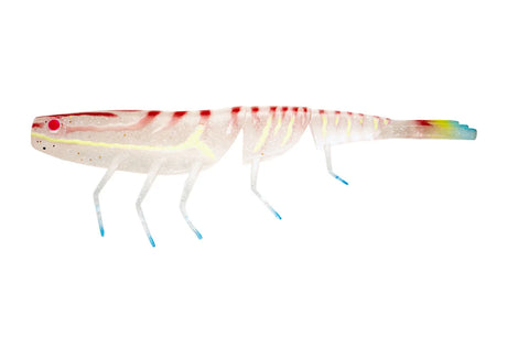 Daiwa Bait Junkie Prawn 7in Soft Plastic Lure Rainbow Smash