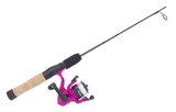 Ugly Stik Dock Runner Pre-Spooled Spinning Combo Purple