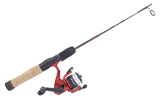Ugly Stik Dock Runner Pre-Spooled Spinning Combo Red