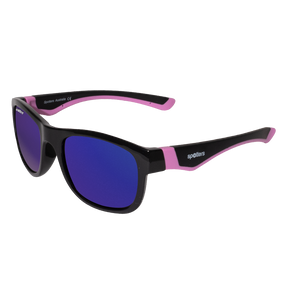 Spotters Premium Kids Emu Polarised Sunglasses Matt Black - Purple