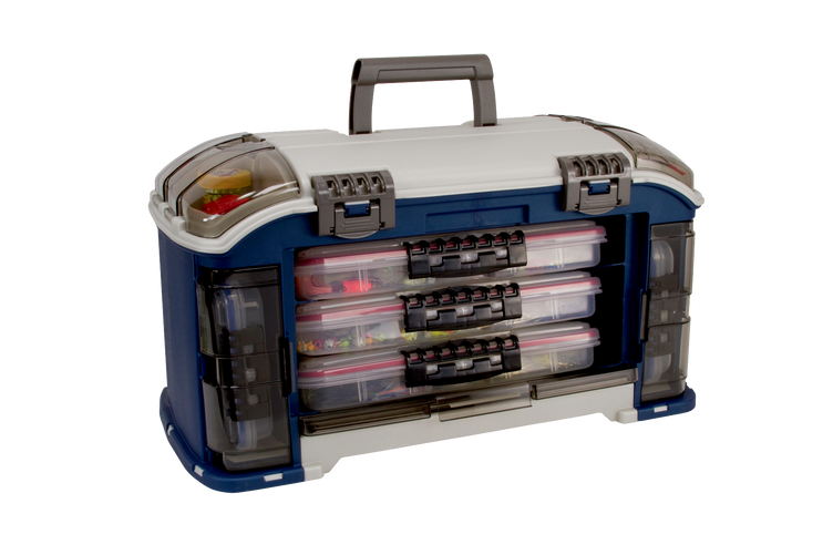 Plano Elite Series 797010 Angled Tackle Box Blue/Grey Blue/Silver