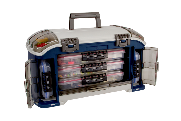 Plano Elite Series 797010 Angled Tackle Box Blue/Grey Blue/Silver