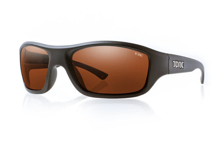 Tonic Evo Polarised Sunglasses Matte Black - Copper Photochromic