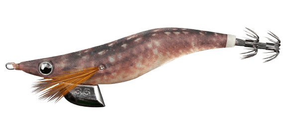 Yamashita EGI OH F 2.5 Squid Jig Lure Glow Natural Red Ink