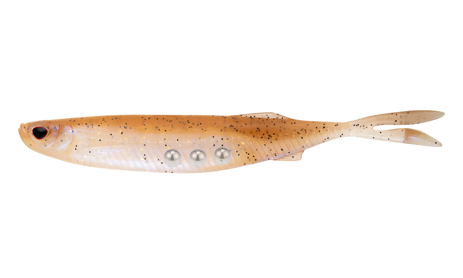 Nomad Live Ops Fallout Minnow 4.25in Soft Plastic Lure Pink Shiner
