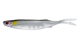 Nomad Live Ops Fallout Minnow 4.25in Soft Plastic Lure Silver Shad