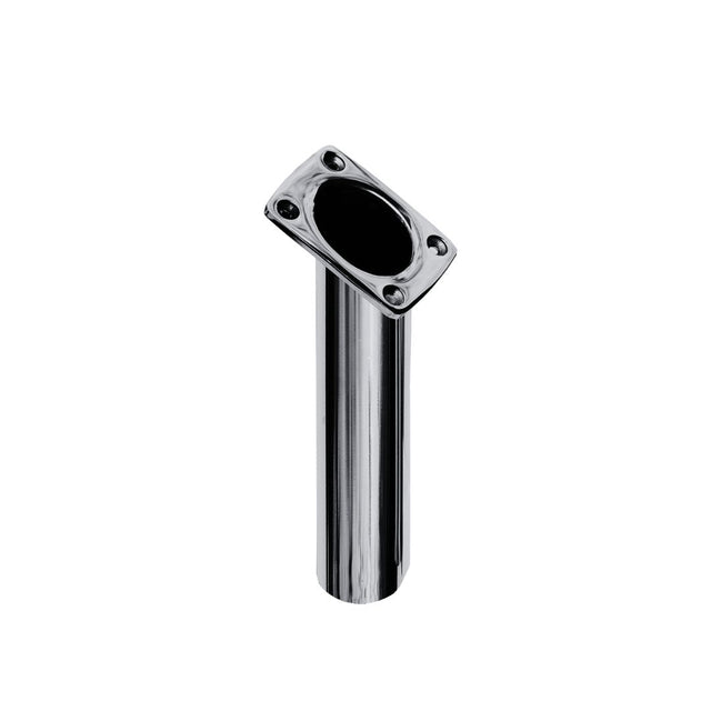 Frank Marine Stainless Steel 30 Degree Slimline Flush Mount Fishing Rod Holder
