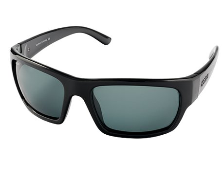 Spotters Freak Polarised Sunglasses Gloss Black - Carbon