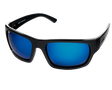 Spotters Freak Polarised Sunglasses Gloss Black - Ice Blue