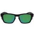Oxide Frost Polarised Sunglasses Matt Black - Green Mirror
