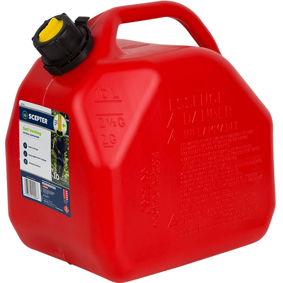Scepter Fuel Jerry Can 10L Red