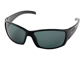 Spotters Fury Polarised Sunglasses Gloss Black - Carbon