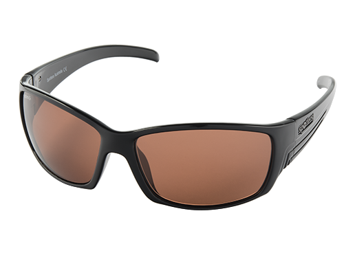 Spotters Fury Polarised Sunglasses Gloss Black - Halide