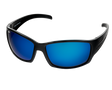 Spotters Fury Polarised Sunglasses Gloss Black - Ice Blue