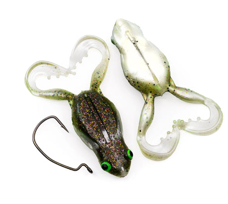 Chasebaits Flexi Frog 40mm Soft Plastic Topwater Lure Bull Frog