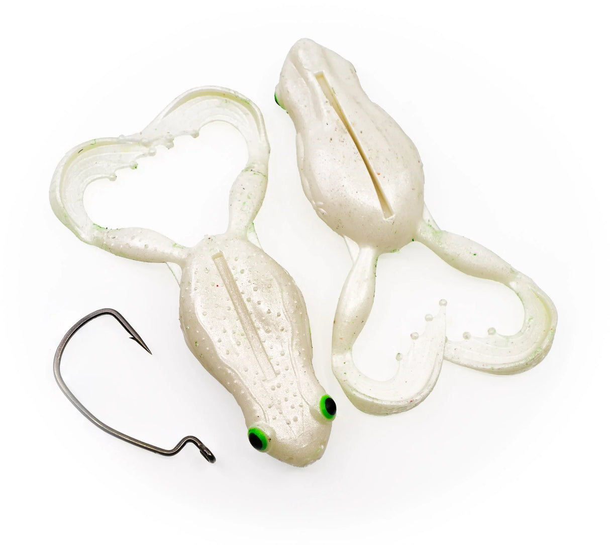 Chasebaits Flexi Frog 65mm Soft Plastic Topwater Lure Pearl